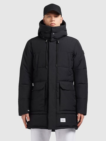 khujo Winter Parka 'Vivas2' in Black: front