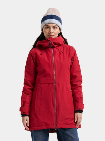 Didriksons Parka 'Tiril' in Rot: Vorderseite