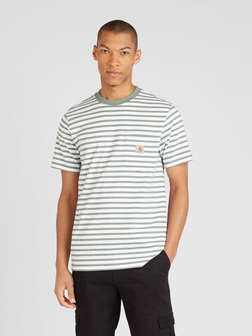 T-Shirt Carhartt WIP en vert : devant