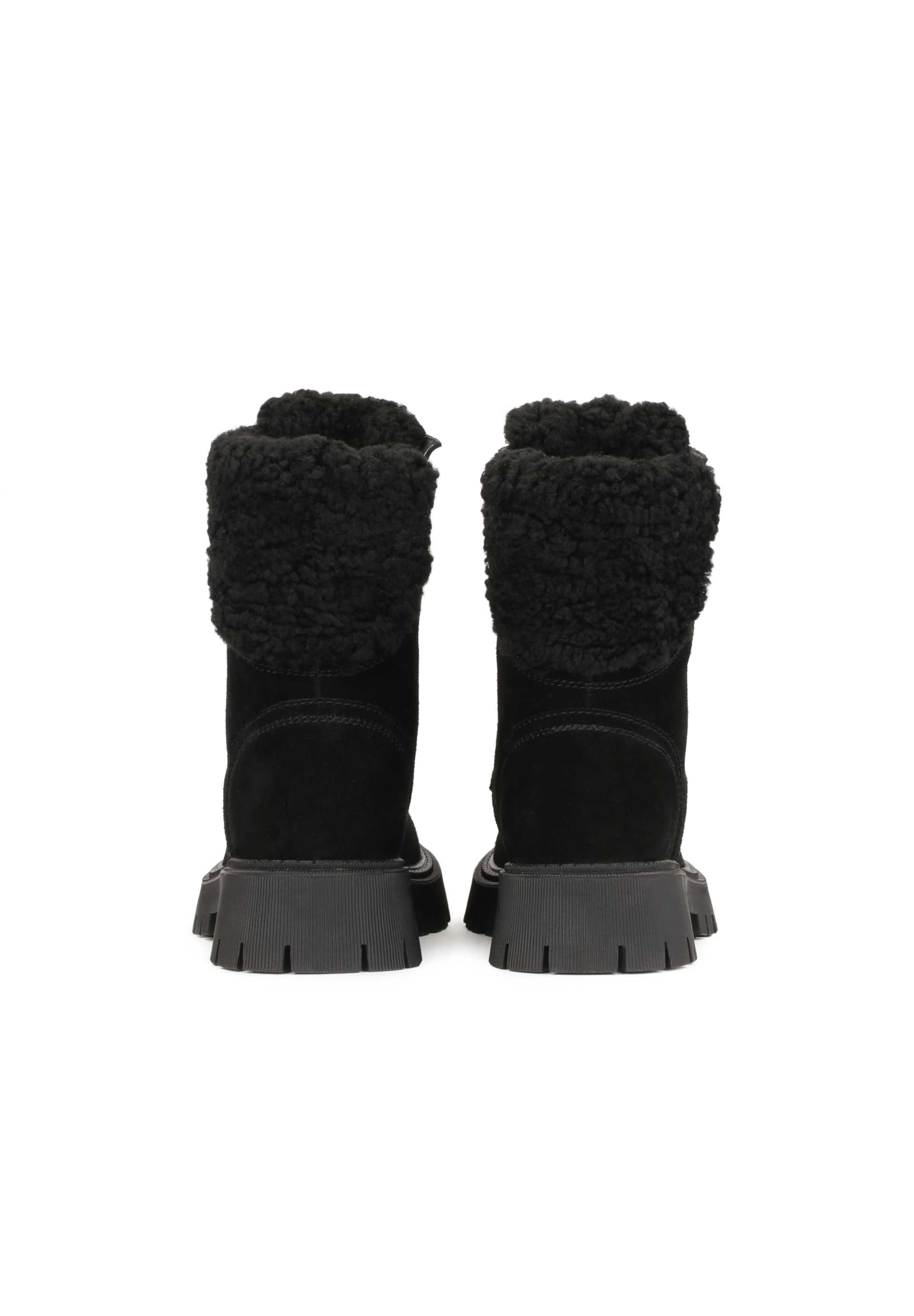 Bottines à lacets Kazar en noir