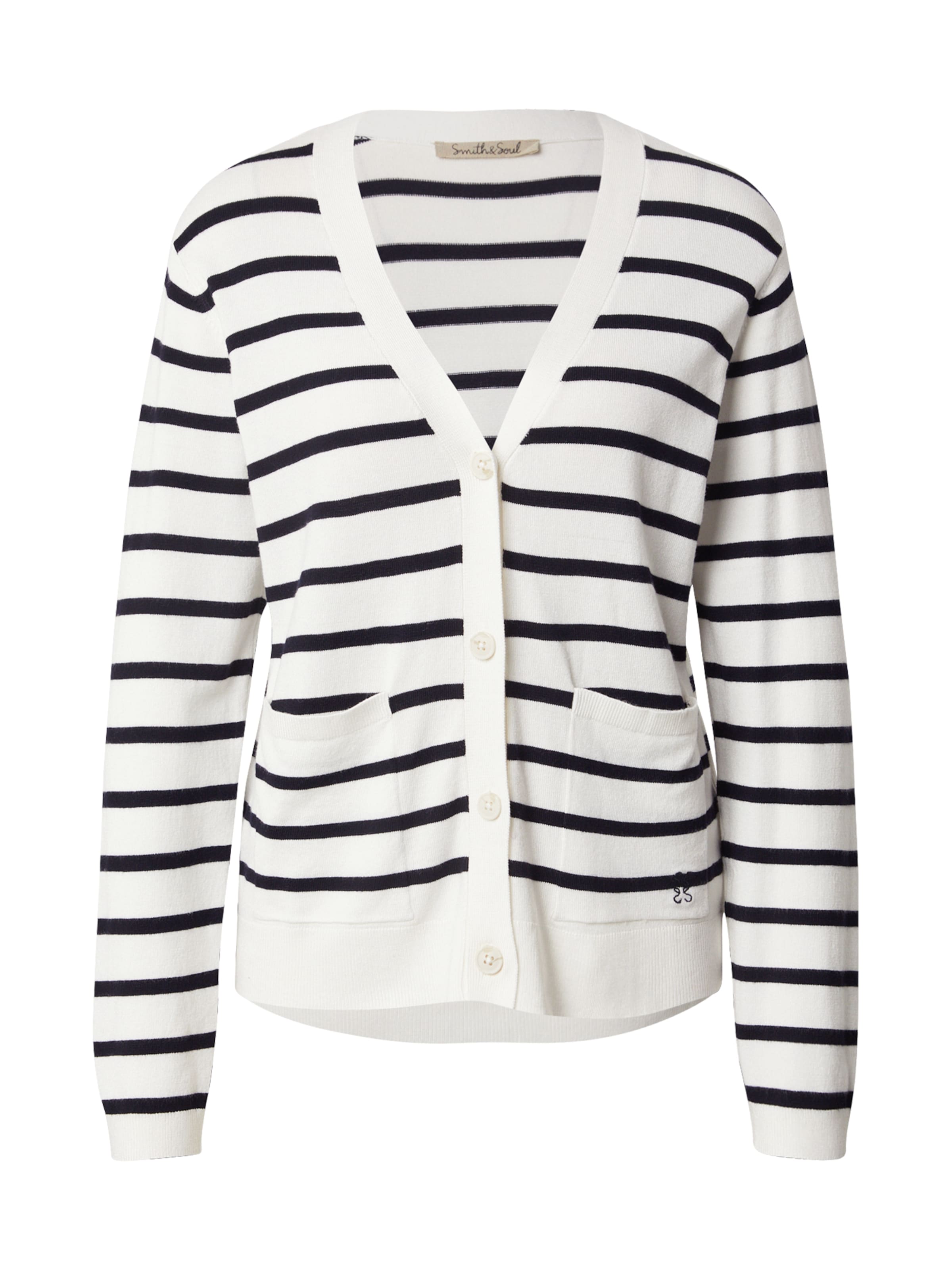 Smith&Soul Knit cardigan in White: front