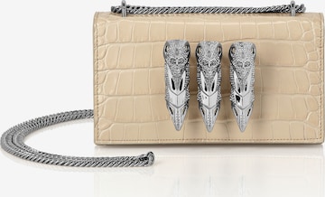 Philipp Plein Clutch in Beige: voorkant