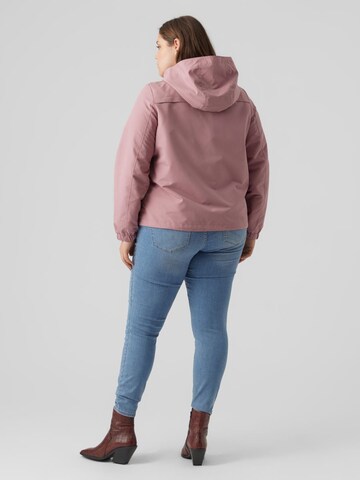 Vero Moda Curve Tussenparka in Roze