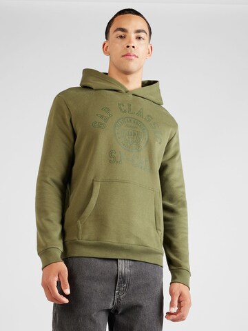 GAP Sweatshirt in Green: front