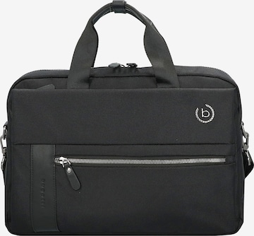 bugatti Document Bag in Black: front