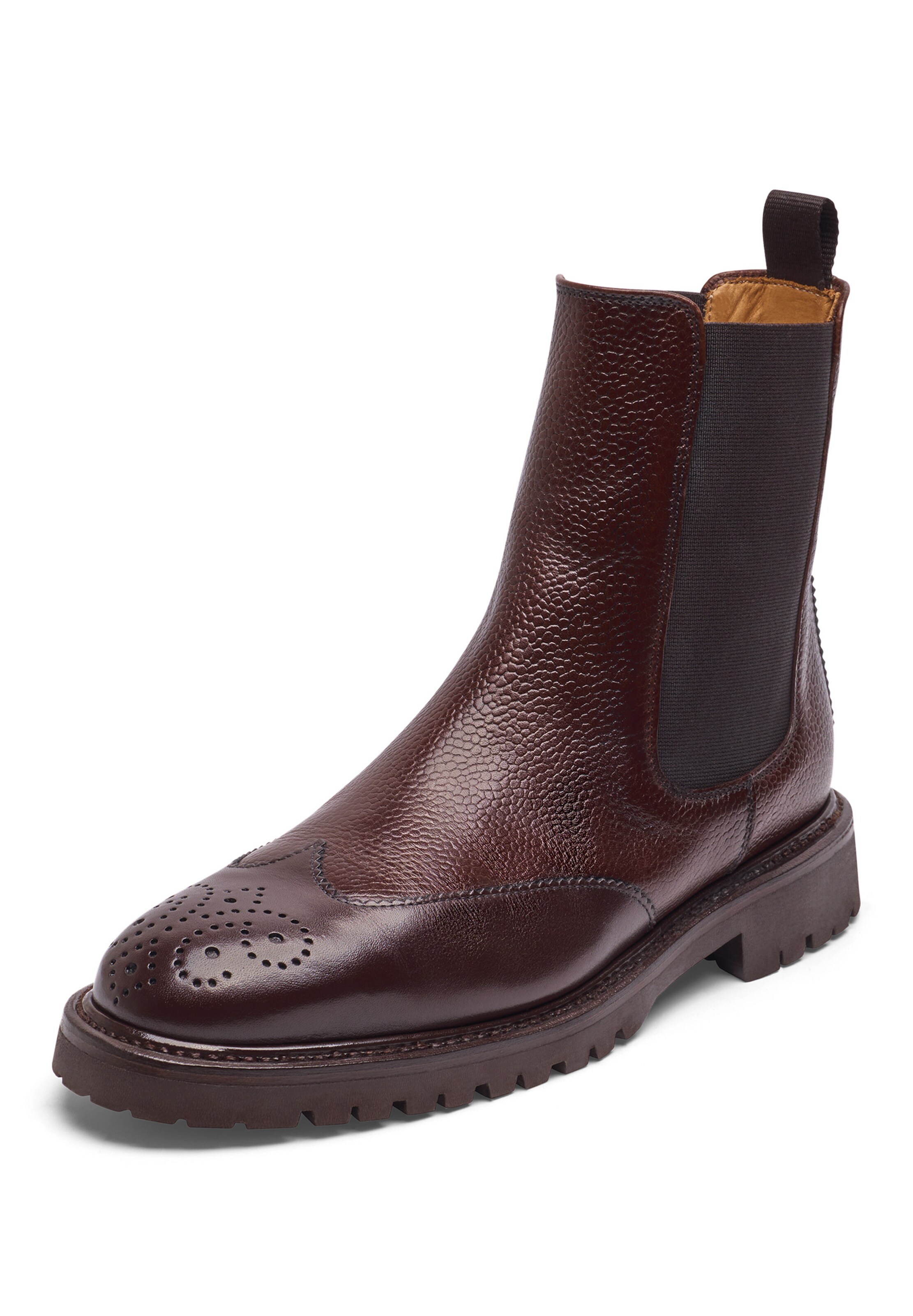 Henry Stevens Chelsea boots ' Bonnie FBCB3 ' in Brown: front