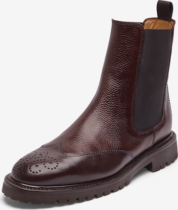 Henry Stevens Chelsea Boots ' Bonnie FBCB3 ' in Braun: Vorderseite
