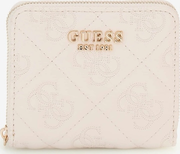GUESS Wallet 'Adelasia' in White: front