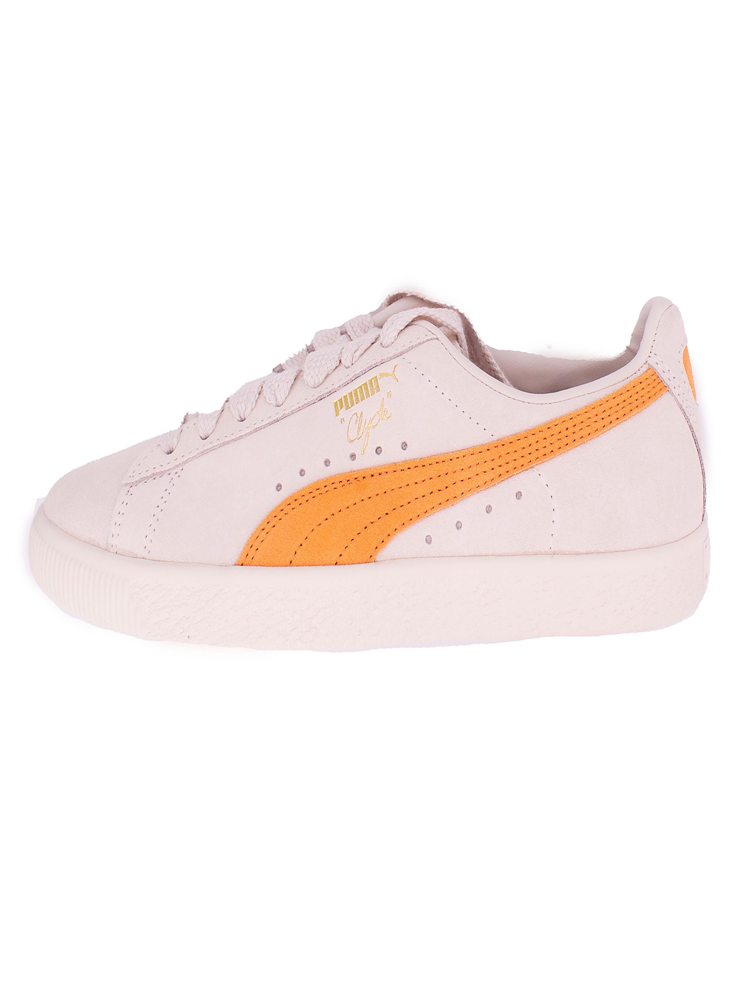 PUMA Schnürschuh 'Puma Clyde Og Schuhe Gr. UK 11 // 46'‌‌‌‌‌‌‌‌ in Beige: Vorderseite