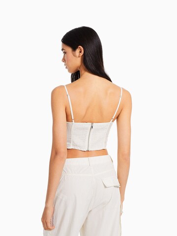 Haut Bershka en blanc