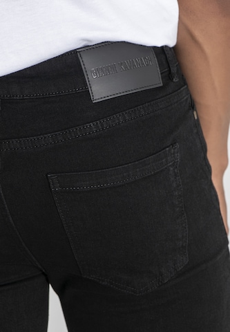 Coupe slim Jean Gianni Kavanagh en noir