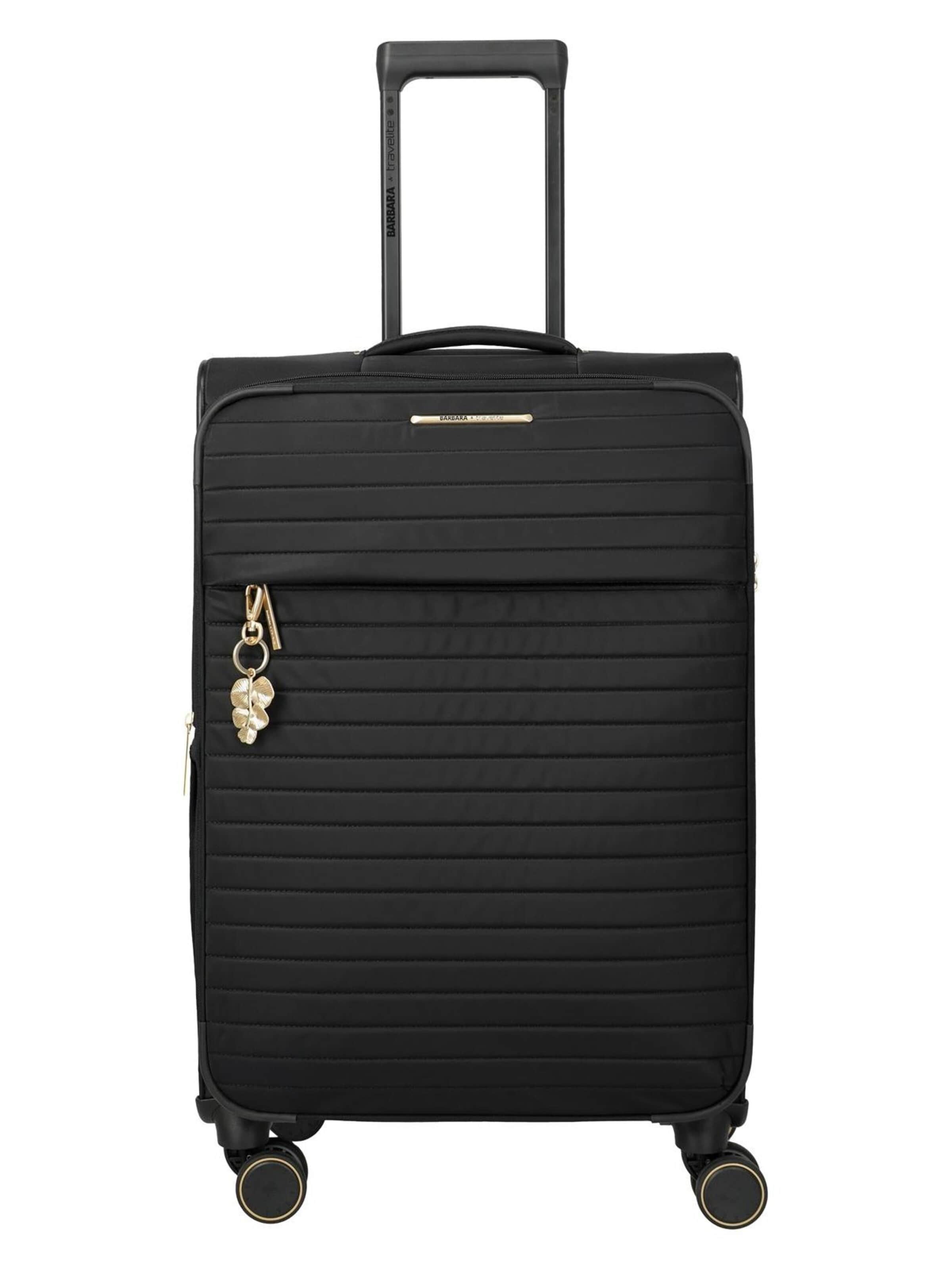 TRAVELITE Suitcase in Black: front