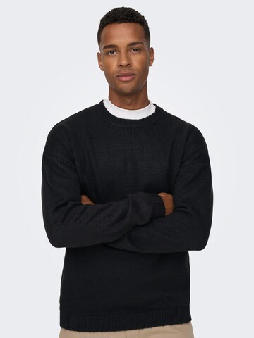 Pullover 'CHRIS' di Only & Sons in nero