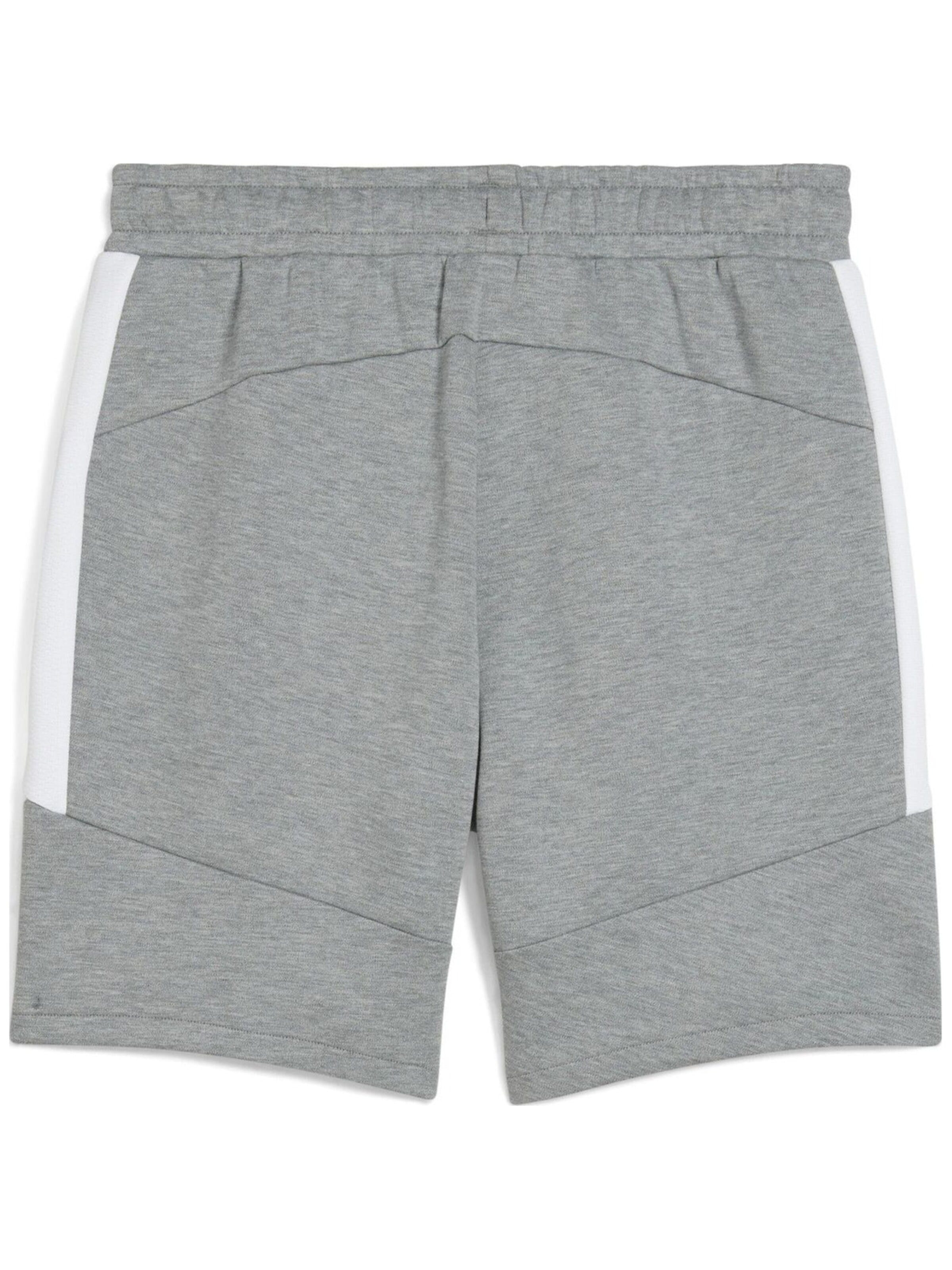regular Pantaloni sportivi 'Puma Teamevostripe Shorts' di PUMA in grigio