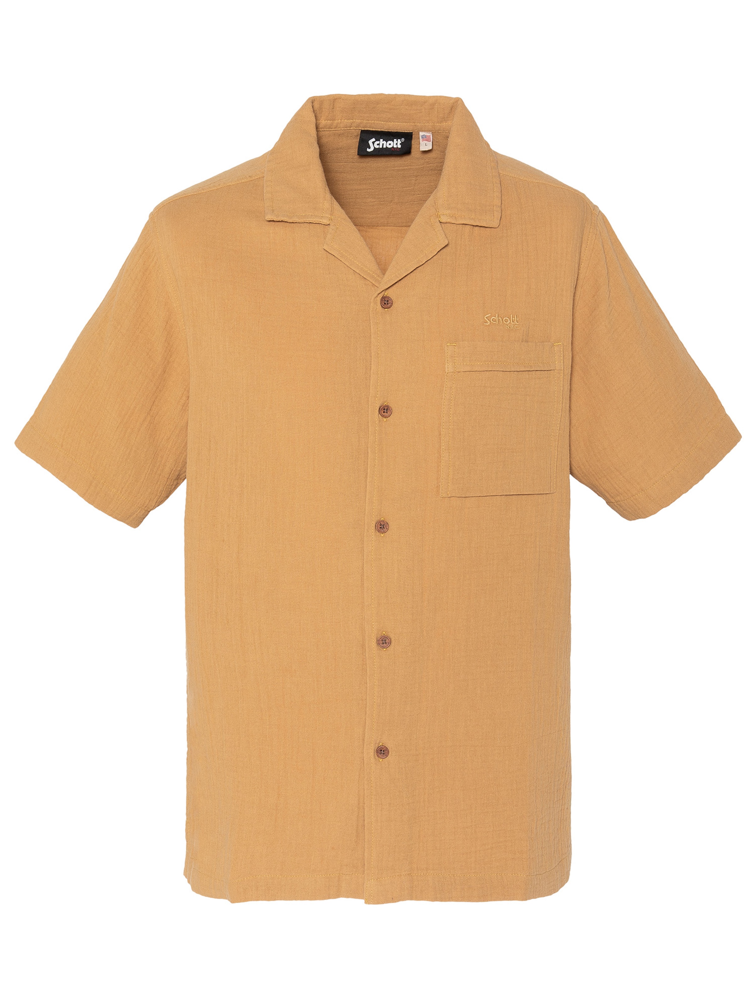 Schott NYC Shirt‌ in Beige: Vorderseite