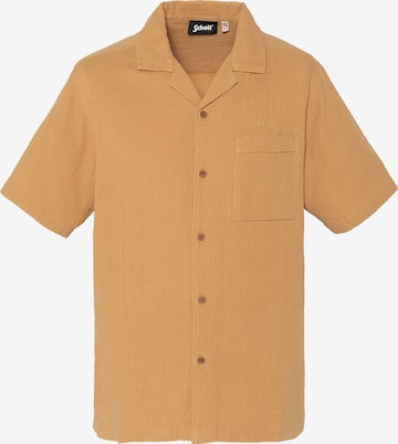 T-Shirt Schott NYC en beige : devant