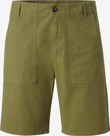 North Sails Slimfit Broek in Groen: voorkant