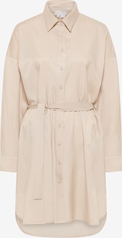 Robe-chemise RISA en beige : devant