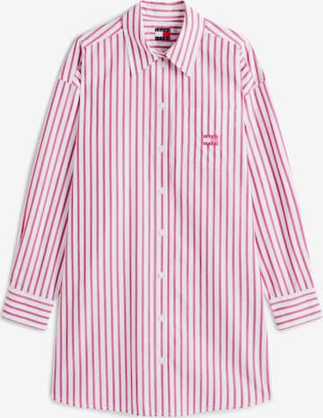Robe-chemise Tommy Jeans en rose : devant