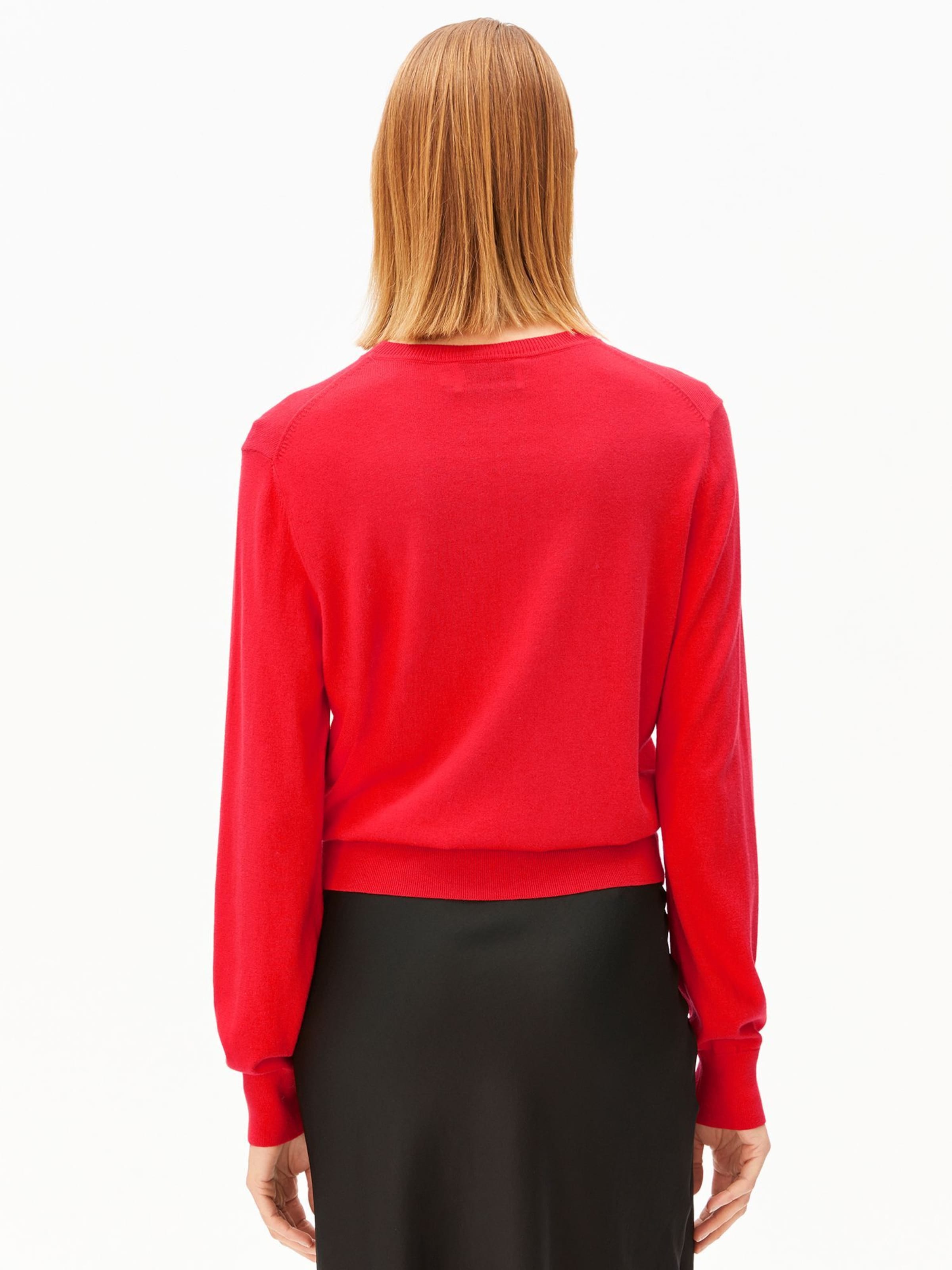 Pull-over ARMEDANGELS en rouge : devant