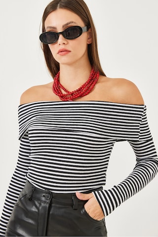 Bianco Lucci Shirt in Schwarz