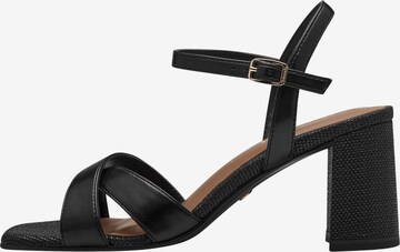 TAMARIS Sandals in Black: front