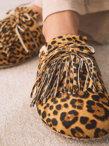 Pantoufle 'Fringe' Next en marron