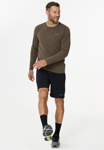 ENDURANCE Performance Shirt 'PEAKO' in Brown