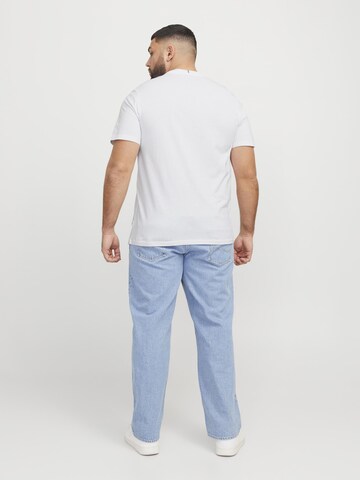 Jack & Jones Plus Shirt 'JORFrederiksberg' in White