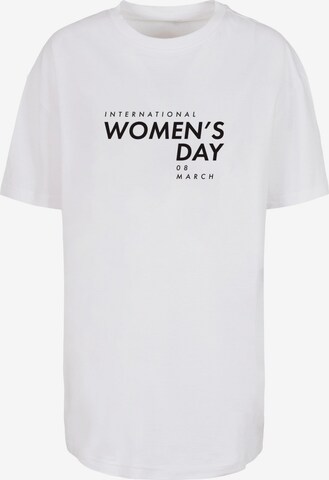 T-shirt 'WD - International Women's Day' Merchcode en blanc : devant