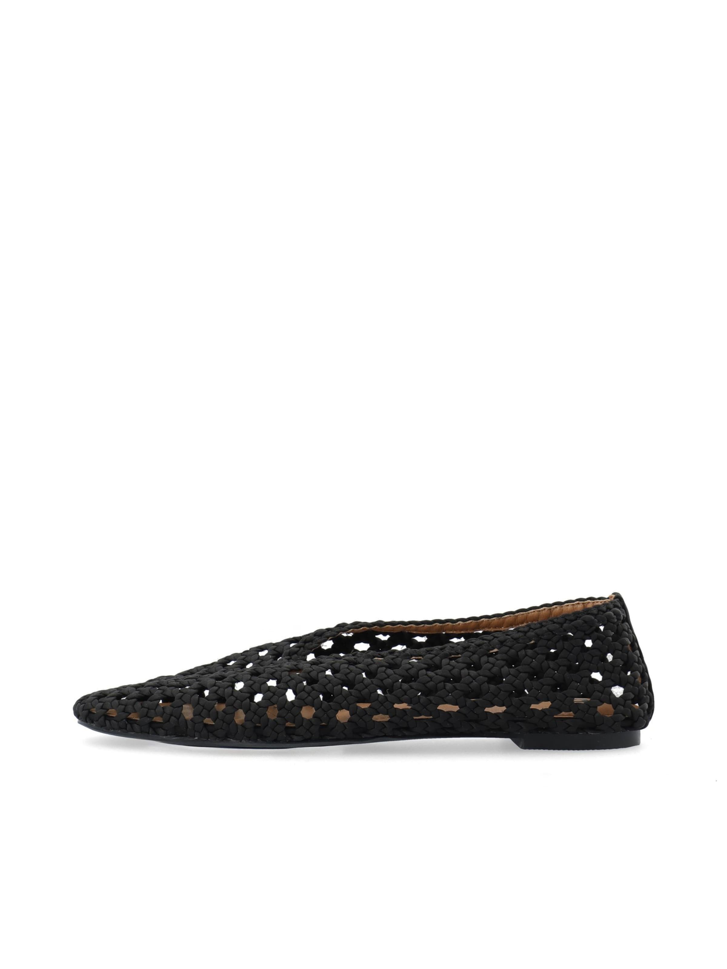 Ballerines 'LILJA ' Bianco en noir : devant