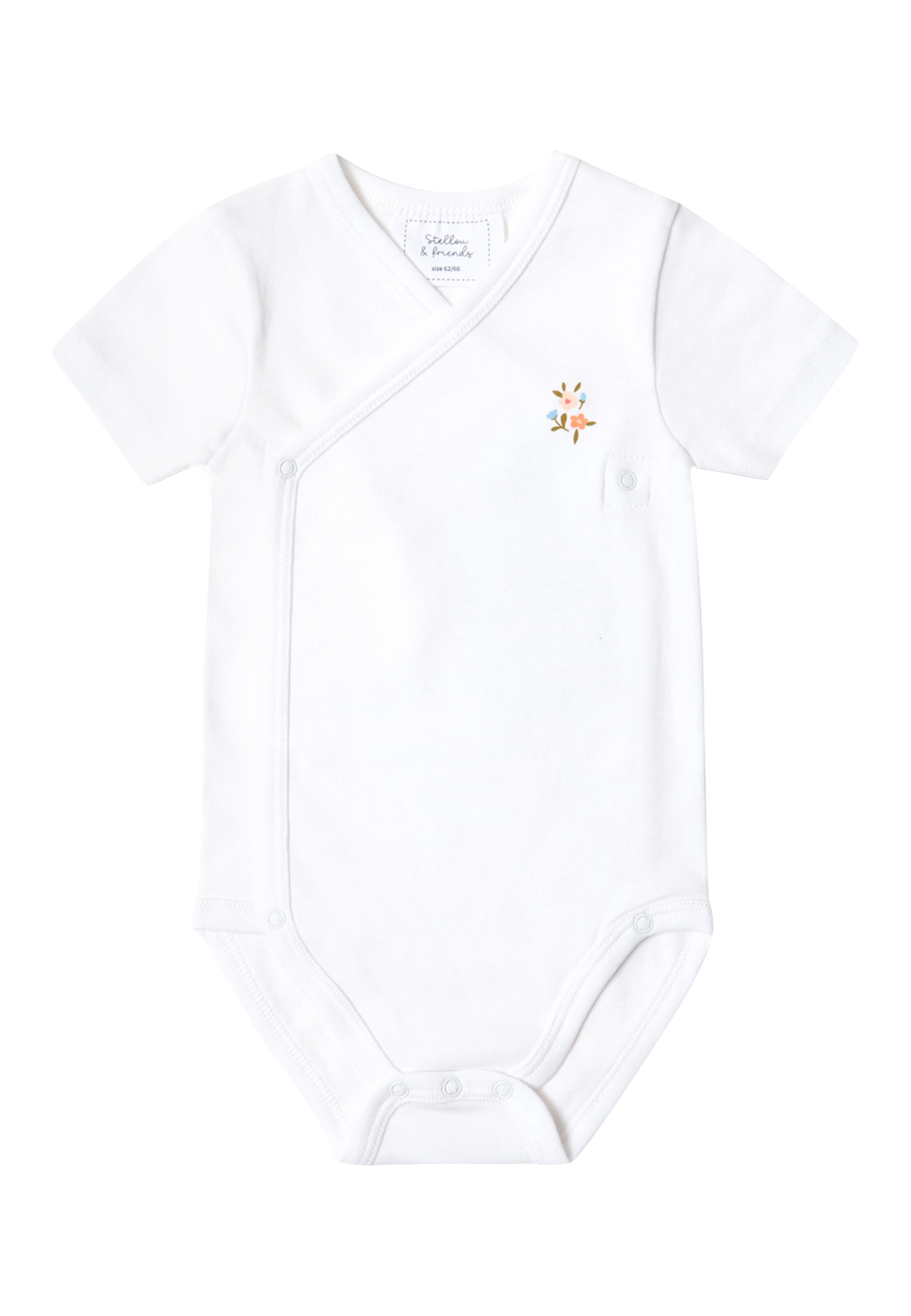 Barboteuse / body Stellou & Friends en blanc