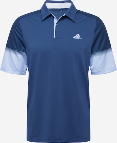 adidas Golf T-Shirt fonctionnel en bleu marine / bleu clair / blanc, Vue avec produit