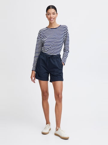 Oxmo Loosefit Chino ' Chanel ' in Blauw
