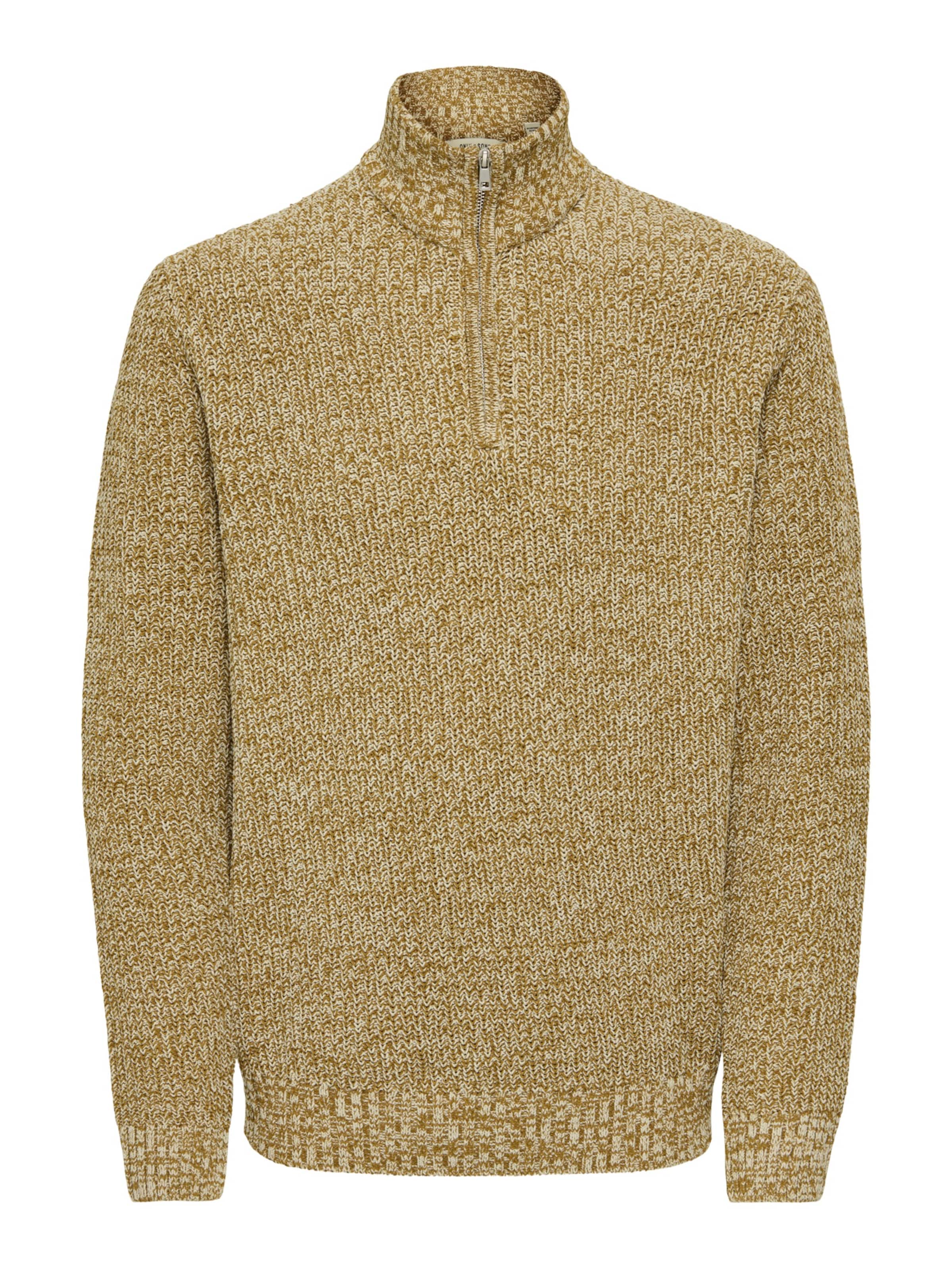 Only & Sons Sweater 'ONSJOIN' in Brown: front