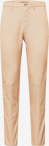 Tommy Hilfiger Tailored - regular Pantalón chino 'HAMPTON' en marrón: frente