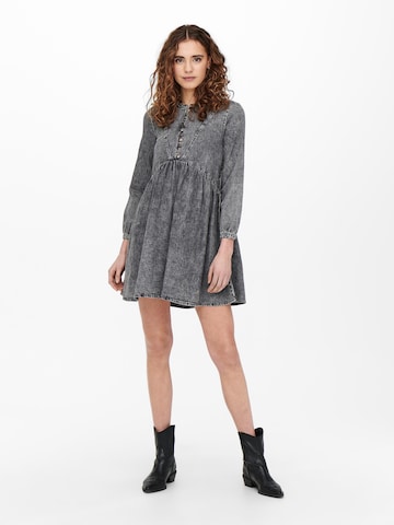 ONLY Shirt Dress 'Edie' in Grey