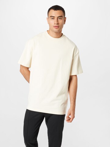 WEEKDAY T-shirt 'Great' i vit: framsida