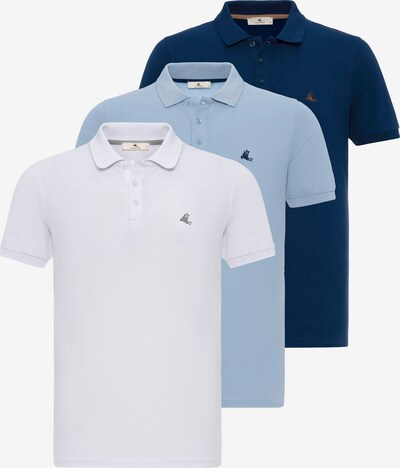 Maglietta Daniel Hills di colore blu / grigio / bianco, Visualizzazione prodotti