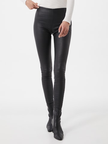 Soft Rebels Slim fit Trousers 'Soho' in Black: front