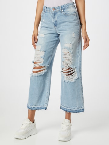 ONLY Wide leg Jeans 'SONNY' in Blauw: voorkant