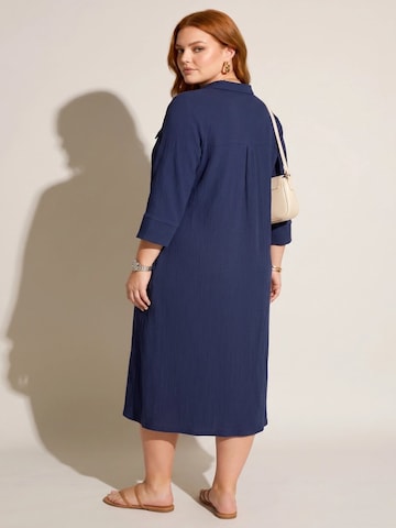 Shape Of You Jurk in Blauw