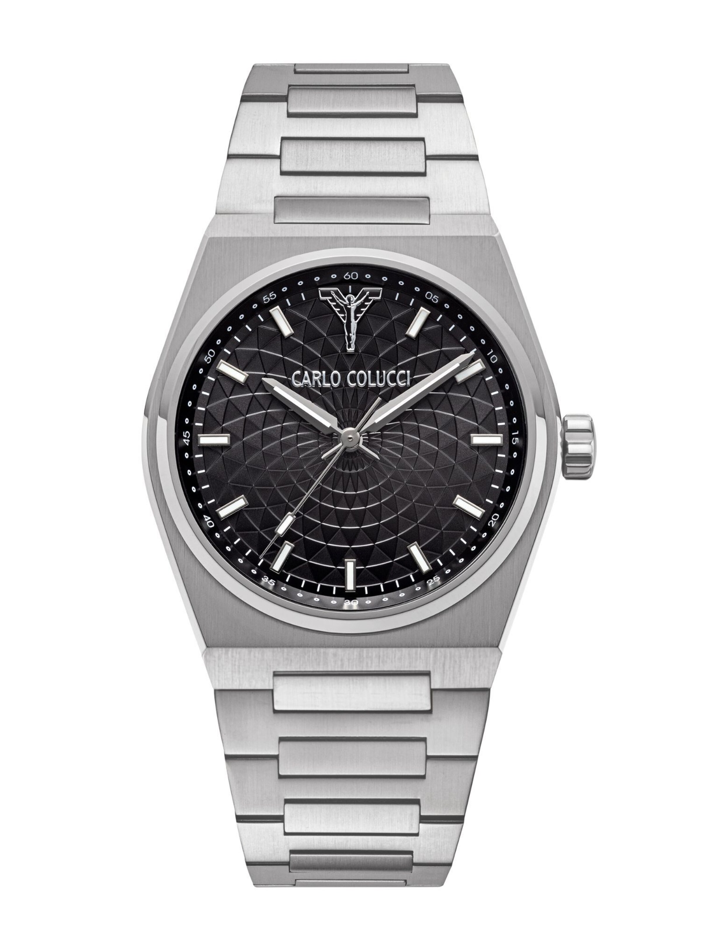 Carlo Colucci Analog Watch in Silver: front