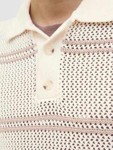 Pull-over 'JORSUMMER' JACK & JONES en beige