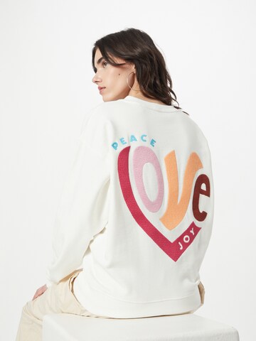 CATWALK JUNKIE Sweatshirt 'POWER OF LOVE' in Weiß