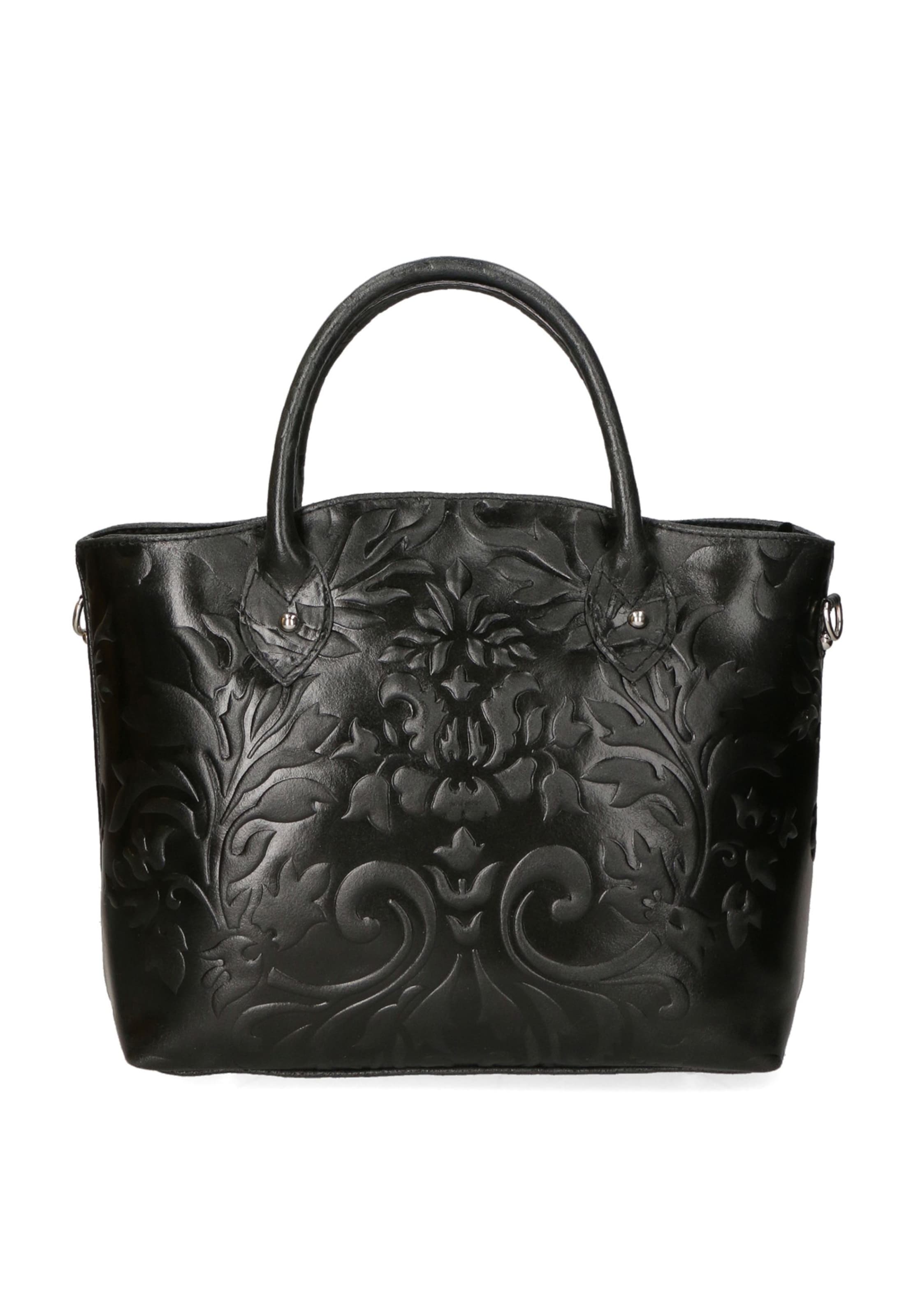 CHICCA BORSE Handtas in Zwart: voorkant