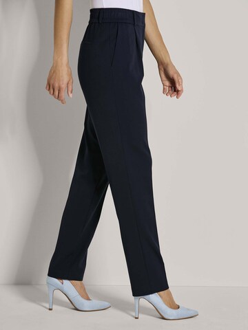 Effilé Pantalon à pince MADELEINE en bleu