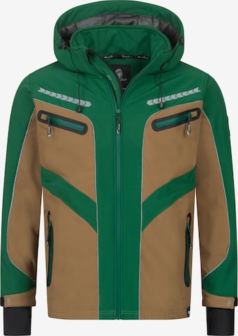 Rock Creek Outdoorjacke in Braun: Vorderseite