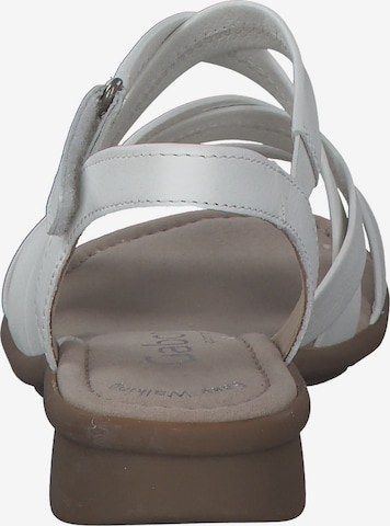 GABOR Strap Sandals in White