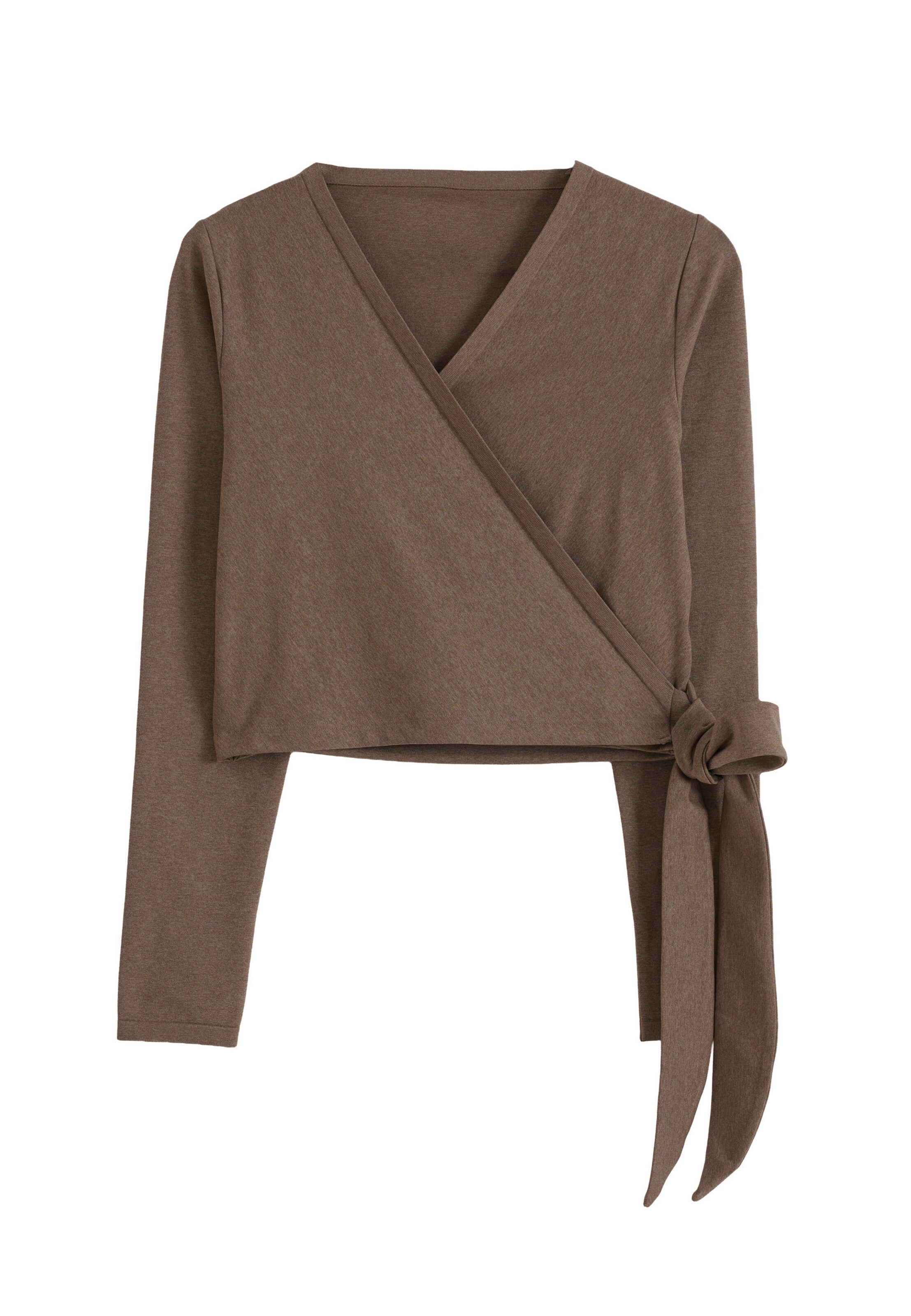 Aim'n Bluse in Braun: Vorderseite